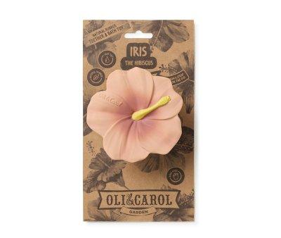 Anneau de dentition en latex Fleur Oli&Carol Iris The Ibiscus