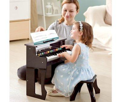 Pianoforte Verticale con Suono Dinamico Nero