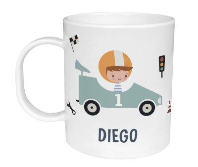 Taza de Plstico Personalizada Speed Racers