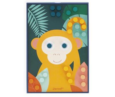 Mosaques d'animaux en bois