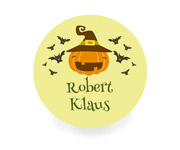 Pack of 3 Personalisable Halloween Badges