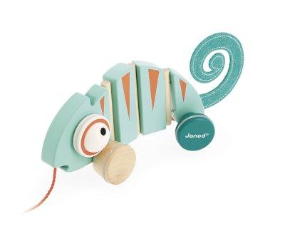 Pull-Along Chameleon Toy