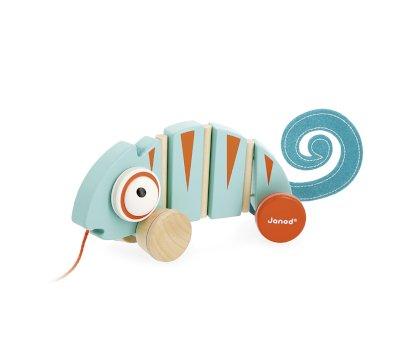 Pull-Along Chameleon Toy