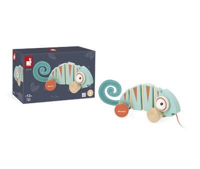 Pull-Along Chameleon Toy