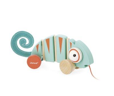 Pull-Along Chameleon Toy