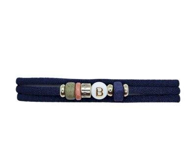 Colar Pulseira Du Navy Blue