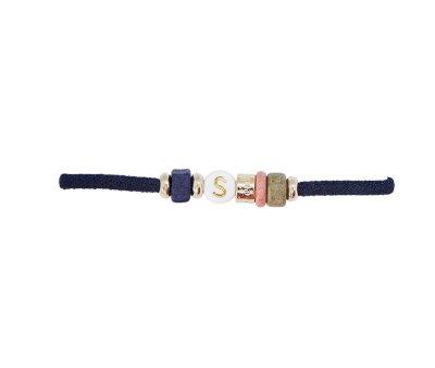 Pulseira Elstica Azul Marinho 1 Inicial
