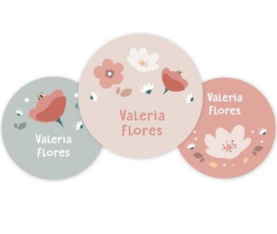 Pack 3 chapas Personalizadas Little Garden