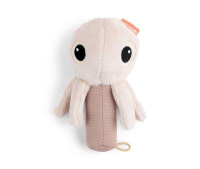 Pequeno chocalho com espelho Jelly Rosa Dusty
