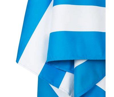 Telo Spiaggia Large Microfibra Cabana Azzurro Personalizzabile