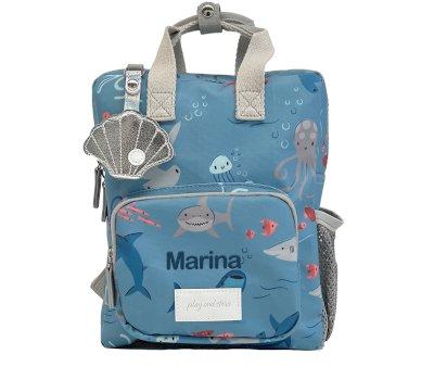 Mini Backpack Sharks Personalised