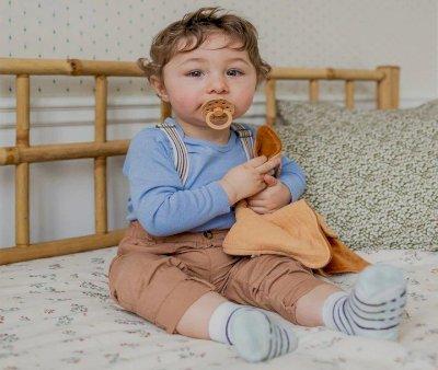 Doudou Kangoroo Bibs Blush