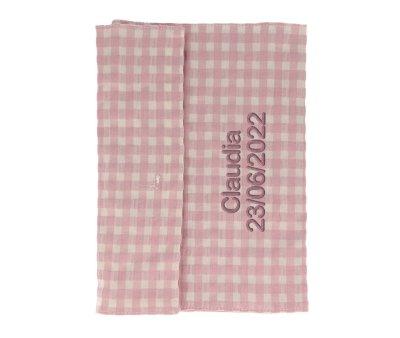 Porte-documents Vichy Rosa personnalisable