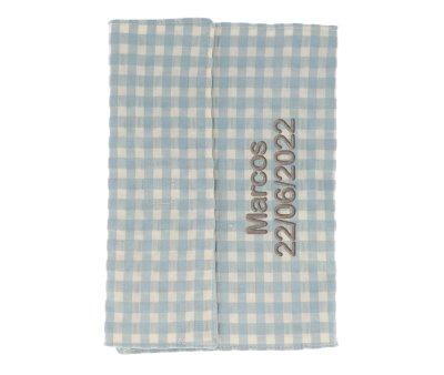 Porte-documents Vichy Vert Personnalisable