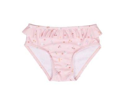 Braguita Bikini Volante Flores Rosa