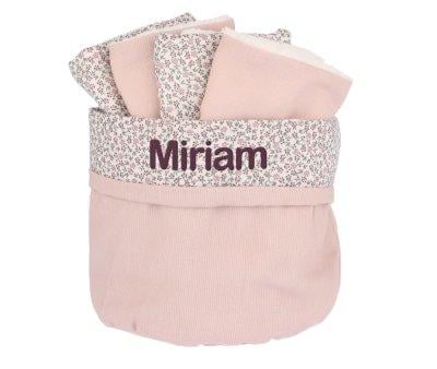 Basket with Personalised Campo di Fiori Bib Dryer