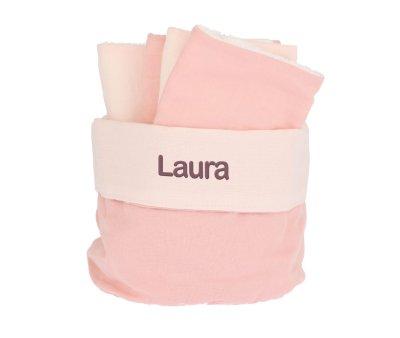 Basket with Personalised Toulouse Bib