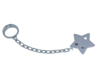 Attache-sucette personnalisable Nordic Blue Star