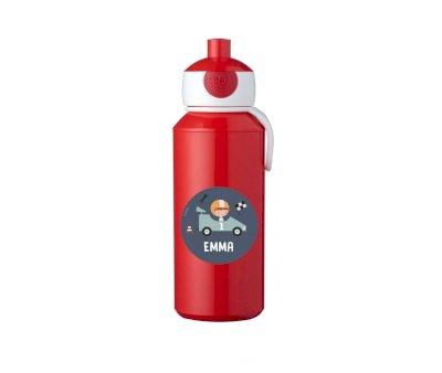 Botella Campus Pop-Up Personalizada Roja 400ml Speed Racers