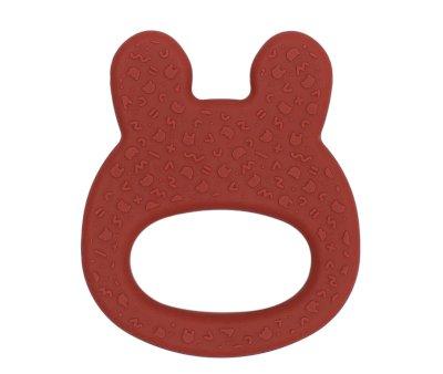 Silicone Teether Bunny Rust