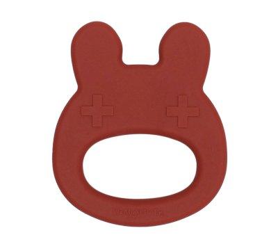 Silicone Teether Bunny Rust
