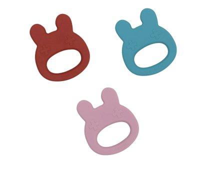 Silicone Teether Bunny Rust