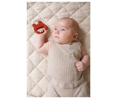 Silicone Teether Bunny Rust