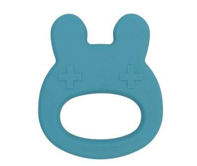 Silicone Teether Bunny Blue Dusk
