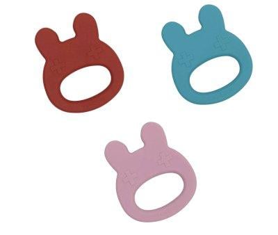 Silicone Teether Bunny Blue Dusk