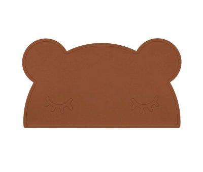 Esteira Silicone Urso Marrom