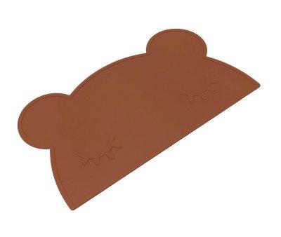 Esteira Silicone Urso Marrom