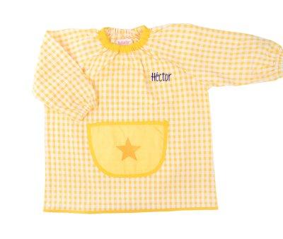 Bata Personalizada com Bolso Central Estrela Amarela