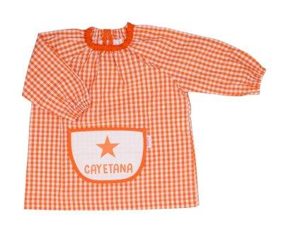 Bata Personalizado com Bolso Central Estrela Laranja