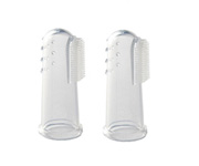 Lot de 2 Brosse  Dents Doigt en silicone (6-18 mois) Jack N\'Jill