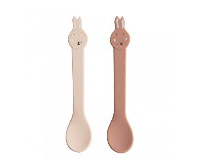2 Silicone Spoons Trixie Mrs. Rabbit