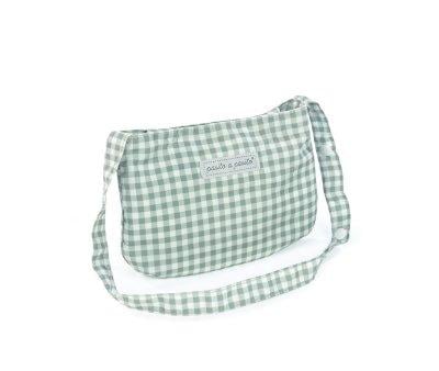 Borsa Passeggino Bambole Tom Vichy Verde