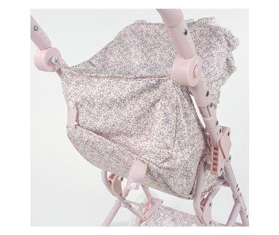 Passeggino con Sacco Bambole Lili Flowers Pink