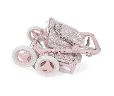 Passeggino con Sacco Bambole Lili Flowers Pink