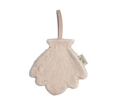 Pacifier Holder Seashell Misty Rose