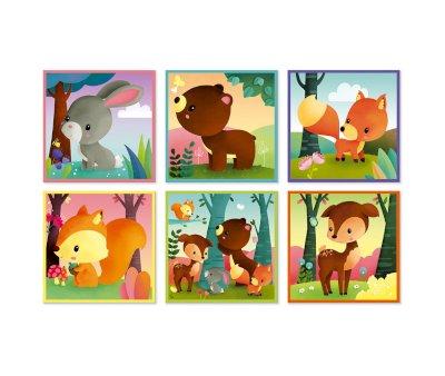 Kubkid Animali del Bosco 9 Cubi