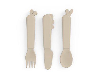 3 Couverts Kiddish Deer Friends Sand