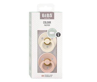 2 Chupetas BIBS Colours Fisiolgica Ivory/Blush