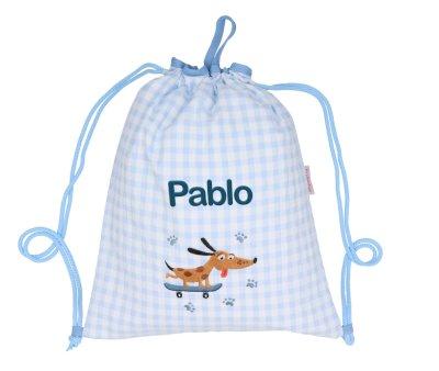 Mochila Saco Skater Dog Personalizada