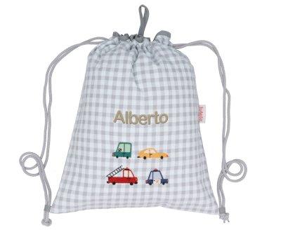 Mochila Saco Vintage Cars Personalizable