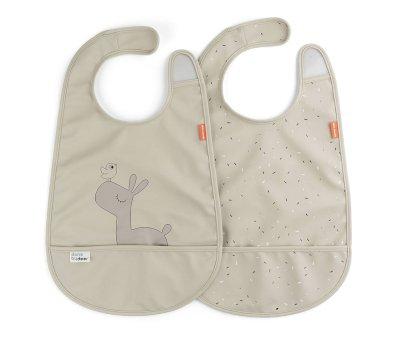 2 bavoirs Deer Lalee Sand