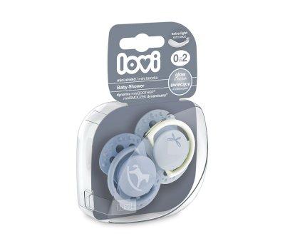 2 Mini Succhietti Lovi Baby Shower Azzurro 0-2m