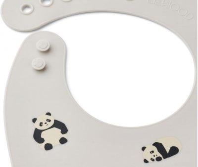 2 Silicone Bibs Tilda Panda Play