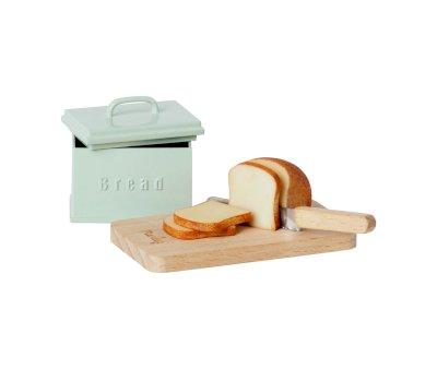 Bread Box with Board and Knife