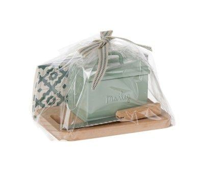 Bread Box with Board and Knife