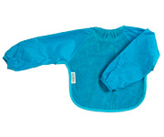Babero Silly Billyz con Mangas Azul +6M